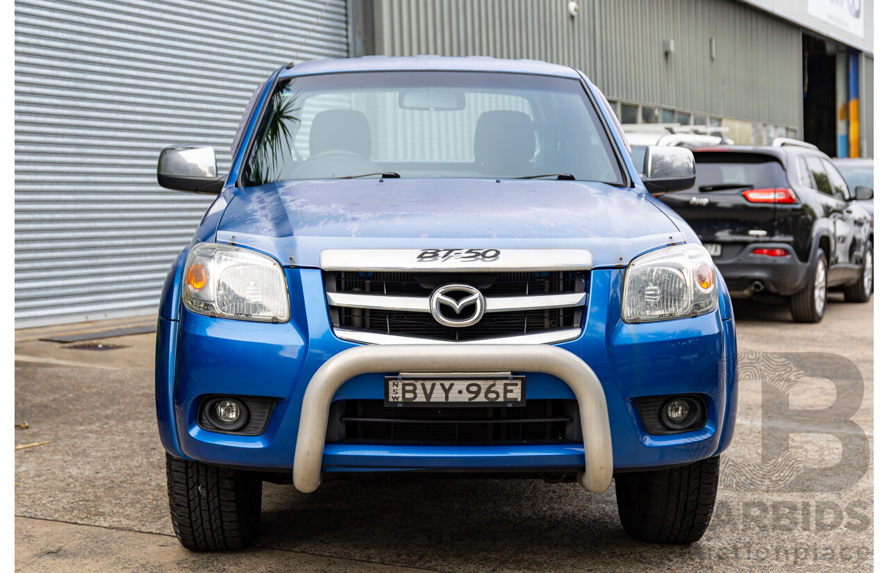 1/2011 Mazda BT-50 Boss B3000 SDX (4x4) 09.5 Dual Cab P/Up Lagoon Blue Metallic Turbo Diesel 3.0L