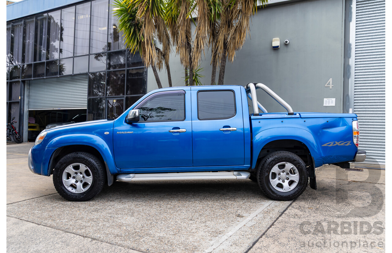 1/2011 Mazda BT-50 Boss B3000 SDX (4x4) 09.5 Dual Cab P/Up Lagoon Blue Metallic Turbo Diesel 3.0L