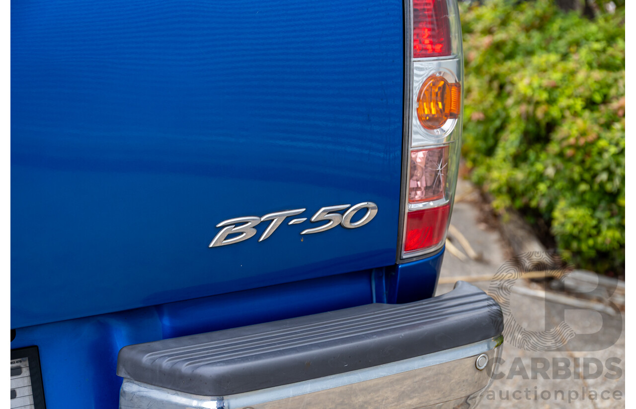 1/2011 Mazda BT-50 Boss B3000 SDX (4x4) 09.5 Dual Cab P/Up Lagoon Blue Metallic Turbo Diesel 3.0L