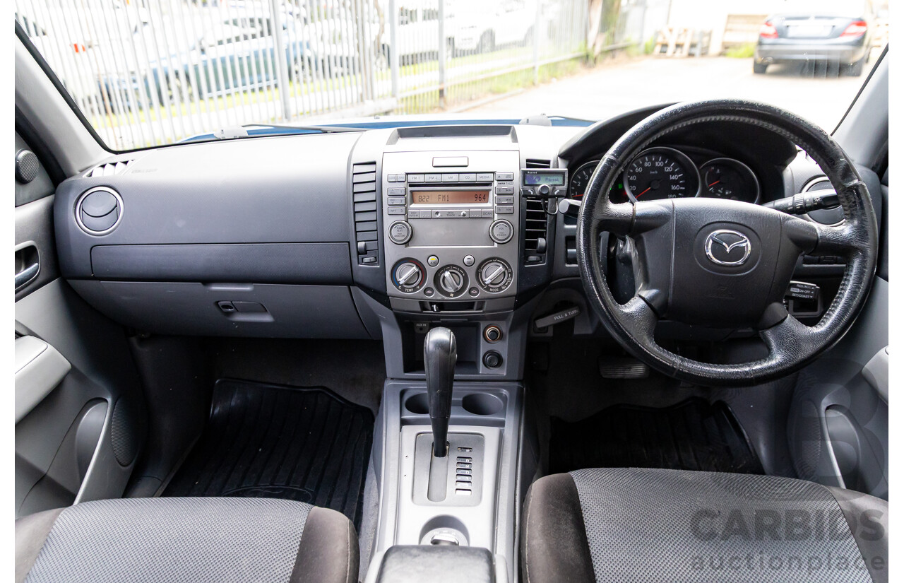 1/2011 Mazda BT-50 Boss B3000 SDX (4x4) 09.5 Dual Cab P/Up Lagoon Blue Metallic Turbo Diesel 3.0L