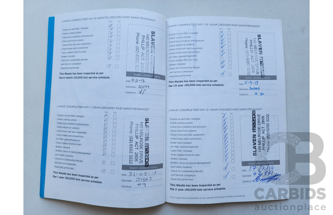 3/2012 Mazda Cx-5 Grand Tourer (4x4)  4d Wagon Black 2.2L