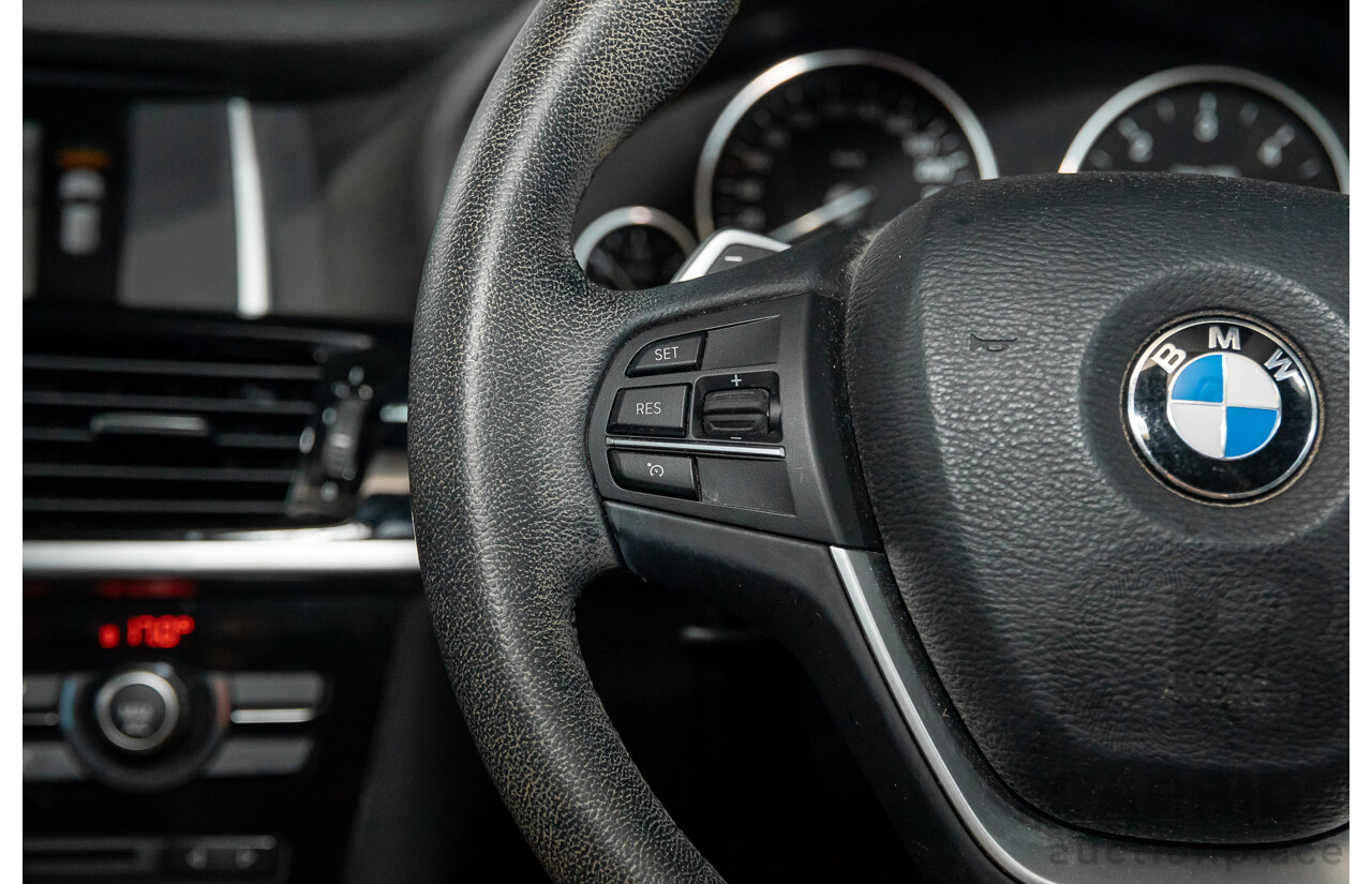 9/2015 BMW X3 xDrive20d xLine F25 MY15 4d Wagon Mineral White Metallic Turbo Diesel 2.0L