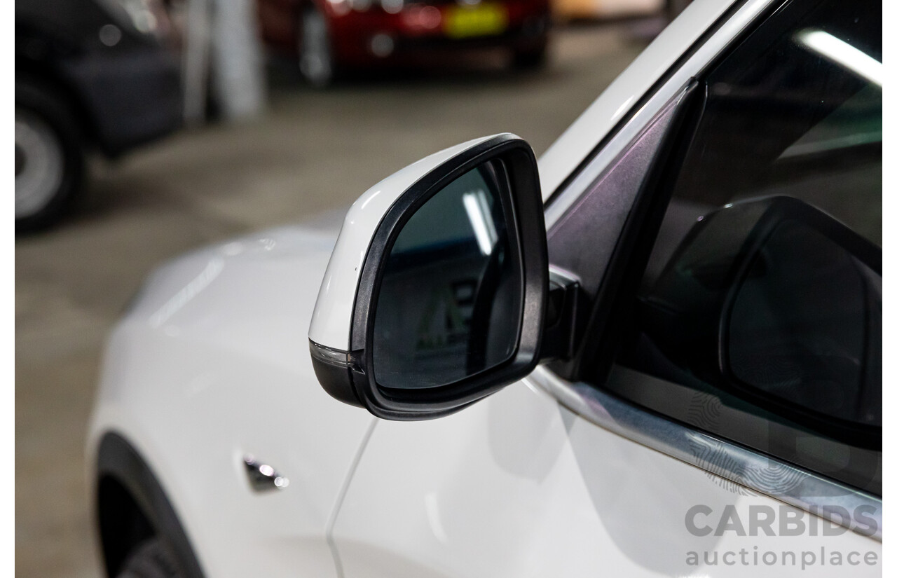 9/2015 BMW X3 xDrive20d xLine F25 MY15 4d Wagon Mineral White Metallic Turbo Diesel 2.0L