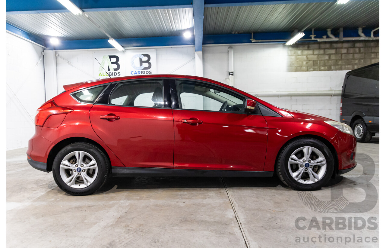 4/2013 Ford Focus Trend LW MK2 5d Hatchback Ruby Red Metallic 2.0L