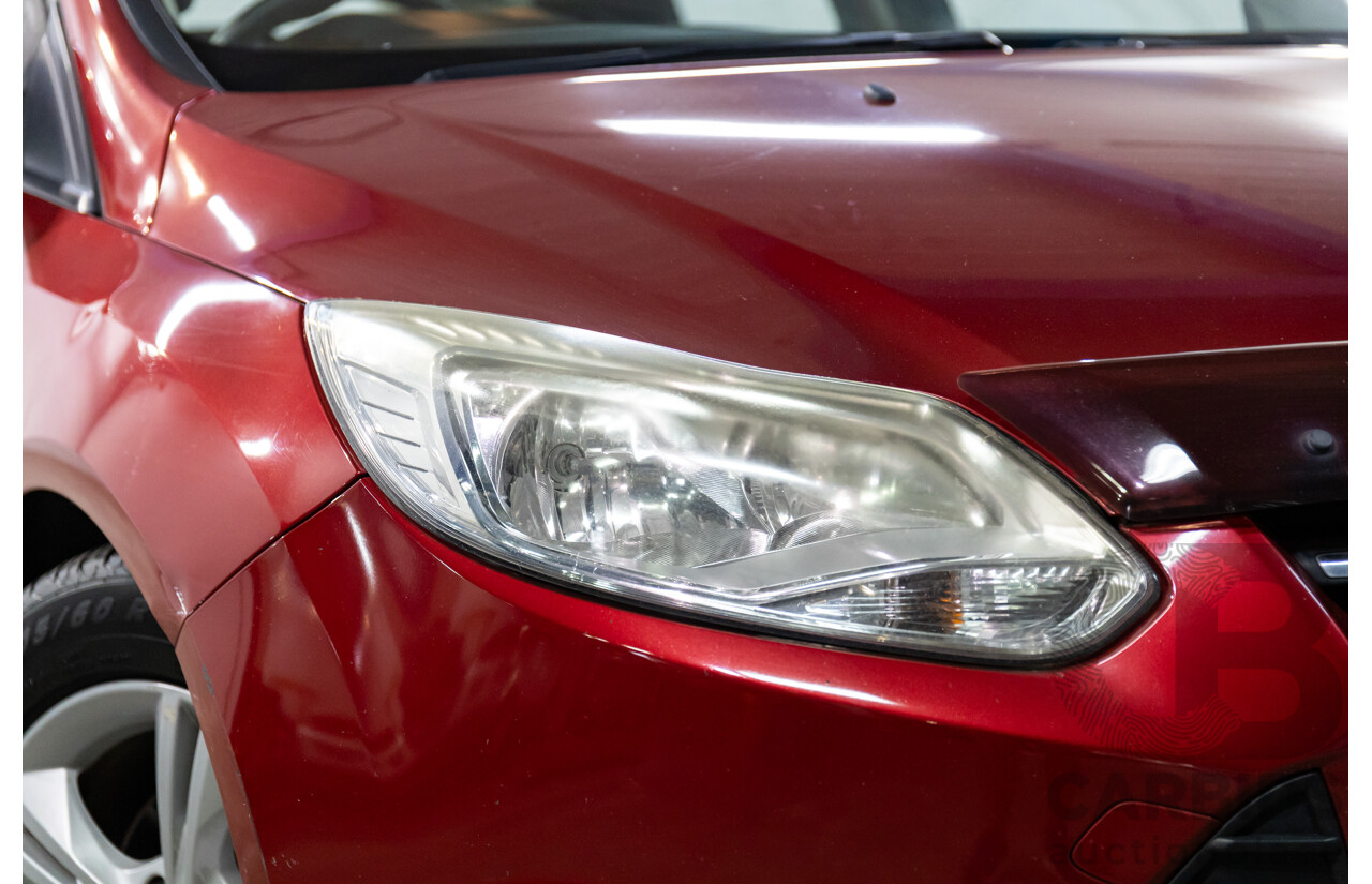 4/2013 Ford Focus Trend LW MK2 5d Hatchback Ruby Red Metallic 2.0L