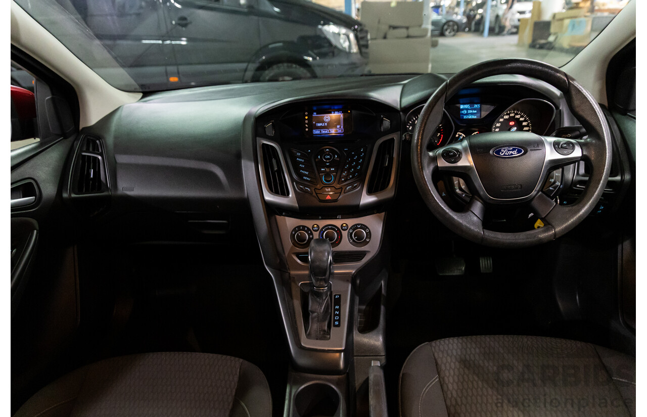 4/2013 Ford Focus Trend LW MK2 5d Hatchback Ruby Red Metallic 2.0L