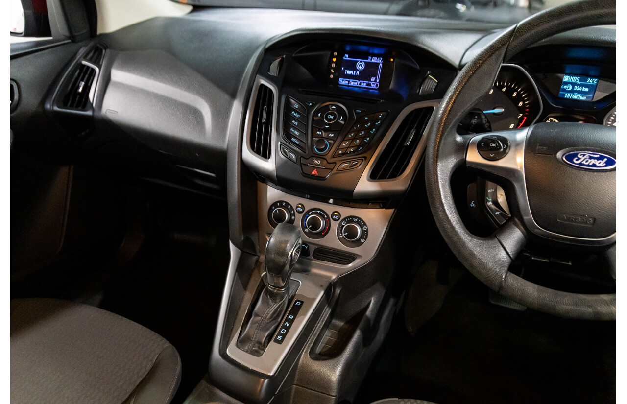 4/2013 Ford Focus Trend LW MK2 5d Hatchback Ruby Red Metallic 2.0L