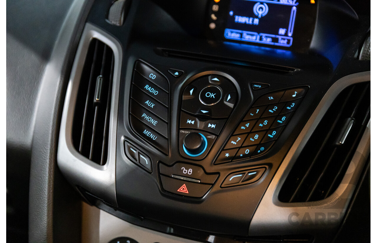 4/2013 Ford Focus Trend LW MK2 5d Hatchback Ruby Red Metallic 2.0L