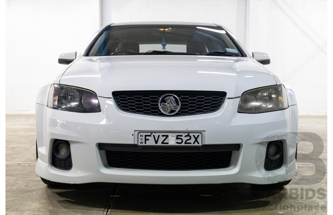 9/2010 Holden Commodore SV6 VE II 4d Sportwagon Heron White V6 3.6L
