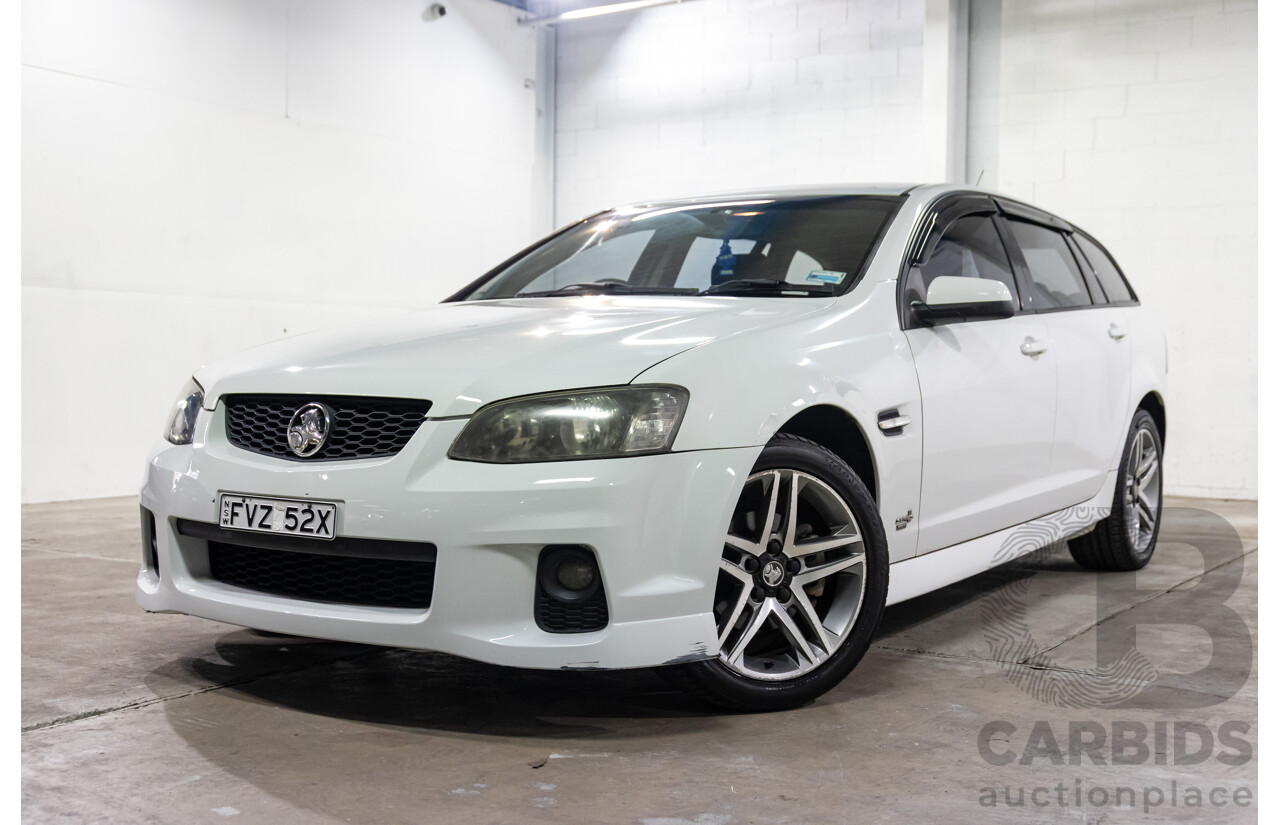 9/2010 Holden Commodore SV6 VE II 4d Sportwagon Heron White V6 3.6L