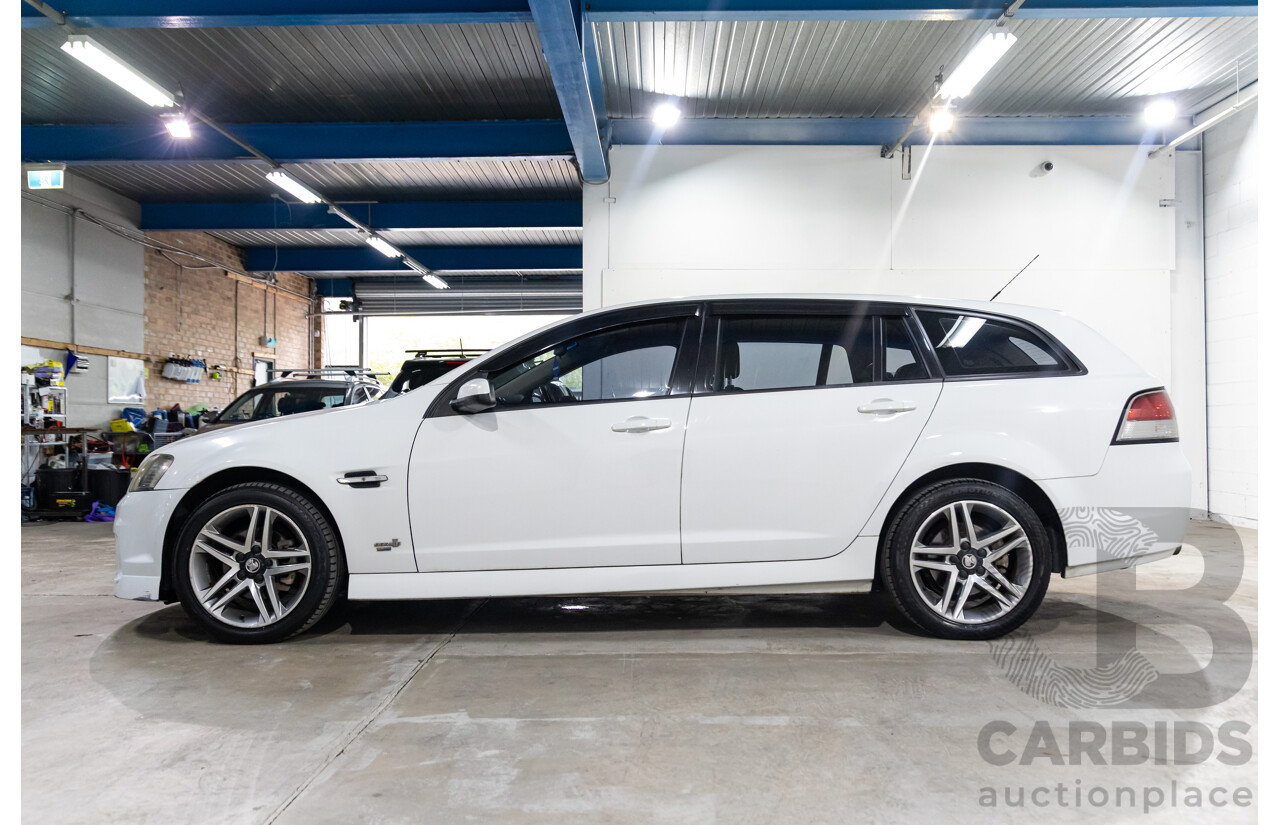 9/2010 Holden Commodore SV6 VE II 4d Sportwagon Heron White V6 3.6L