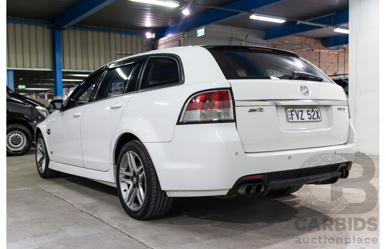 9/2010 Holden Commodore SV6 VE II 4d Sportwagon Heron White V6 3.6L