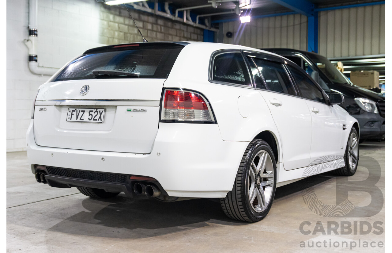 9/2010 Holden Commodore SV6 VE II 4d Sportwagon Heron White V6 3.6L