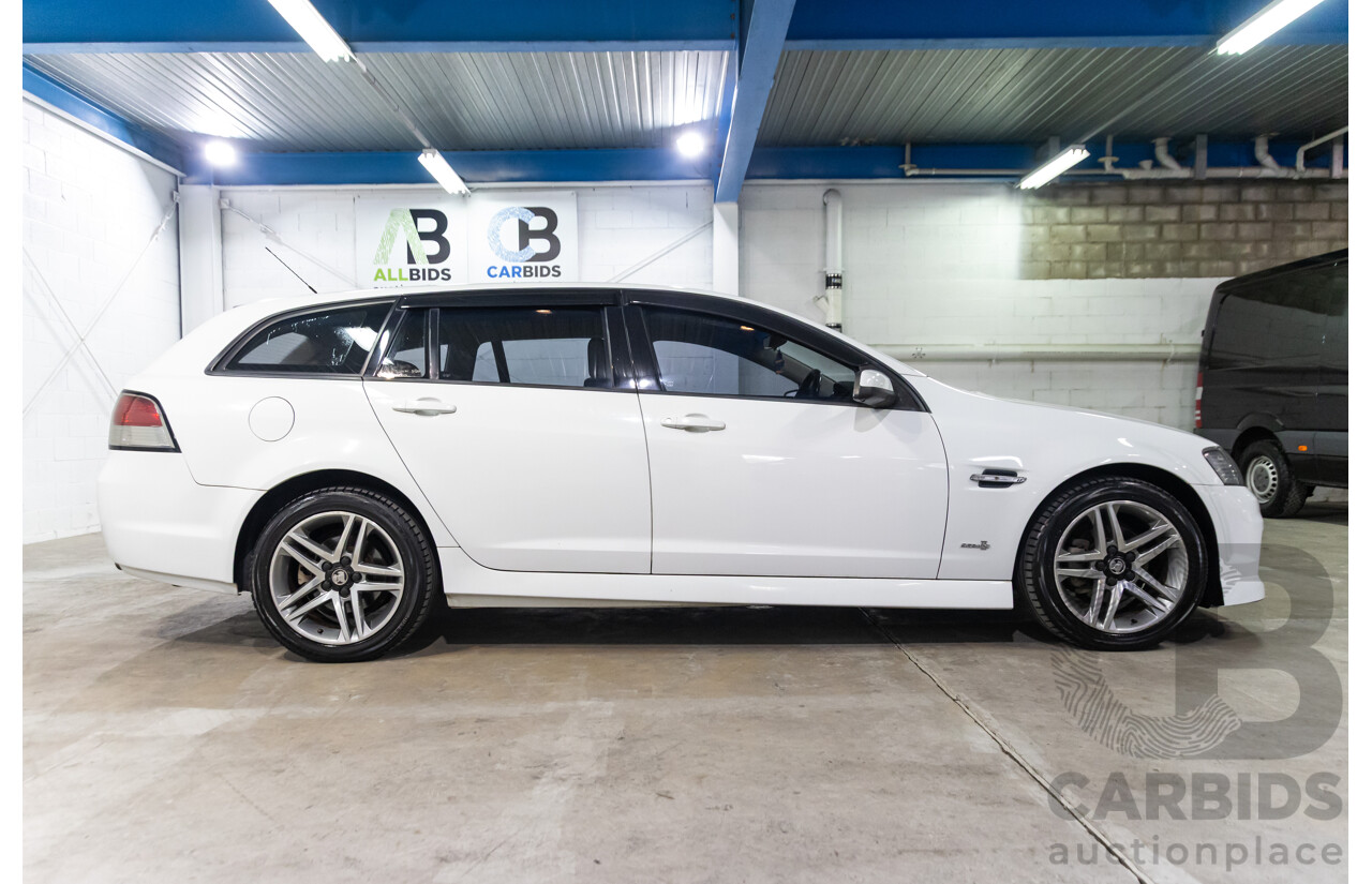 9/2010 Holden Commodore SV6 VE II 4d Sportwagon Heron White V6 3.6L