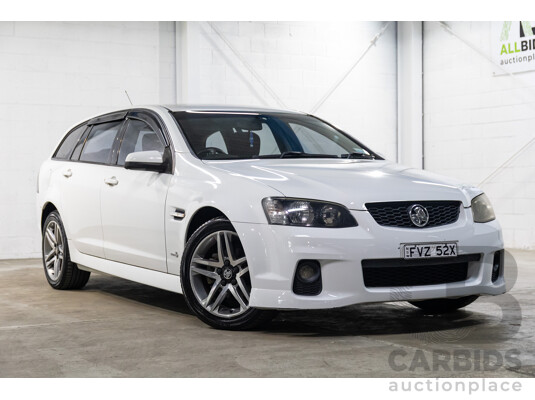 9/2010 Holden Commodore SV6 VE II 4d Sportwagon Heron White V6 3.6L