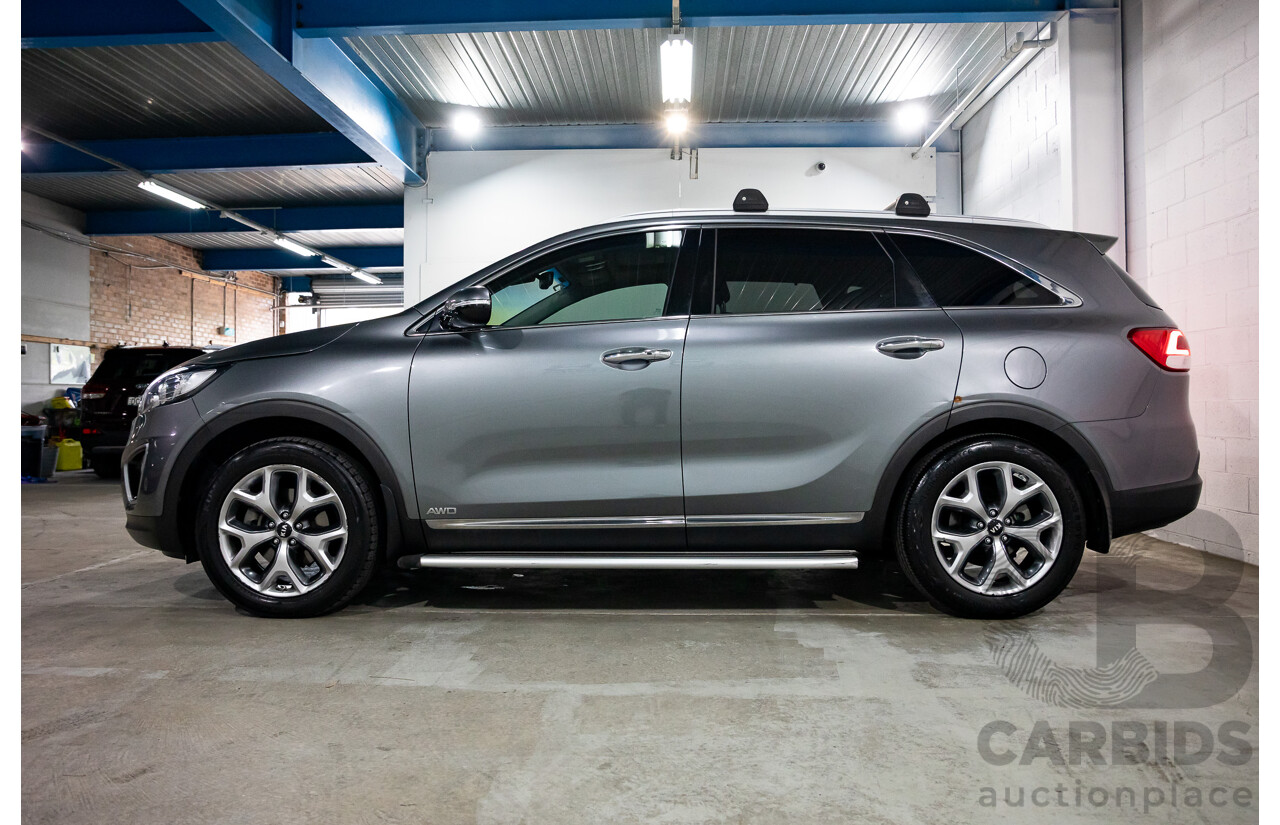 02/2017 Kia Sorento Platinum (AWD) UM MY17 4d Wagon Sparkling Silver Metallic Turbo Diesel 2.2L