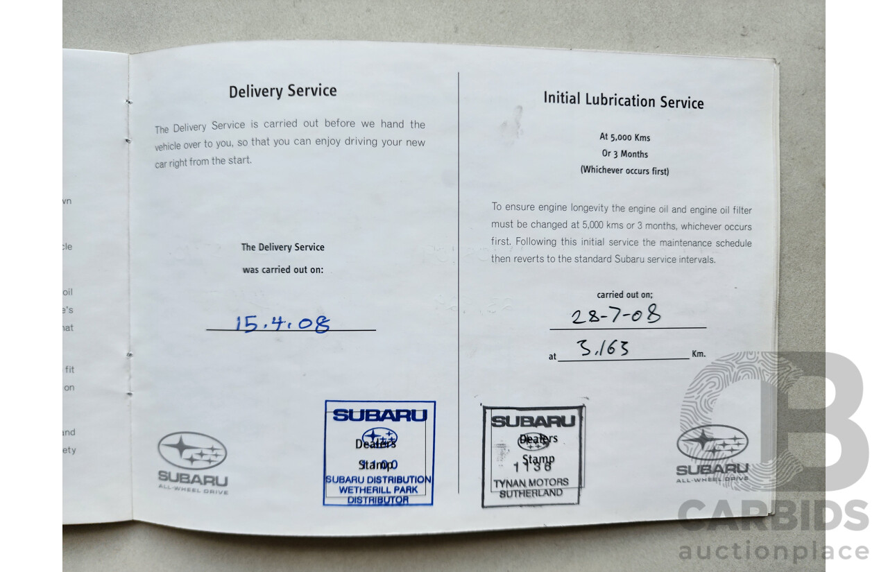 4/2008 Subaru Forester XS Premium MY09 4d Wagon Blue 2.5L