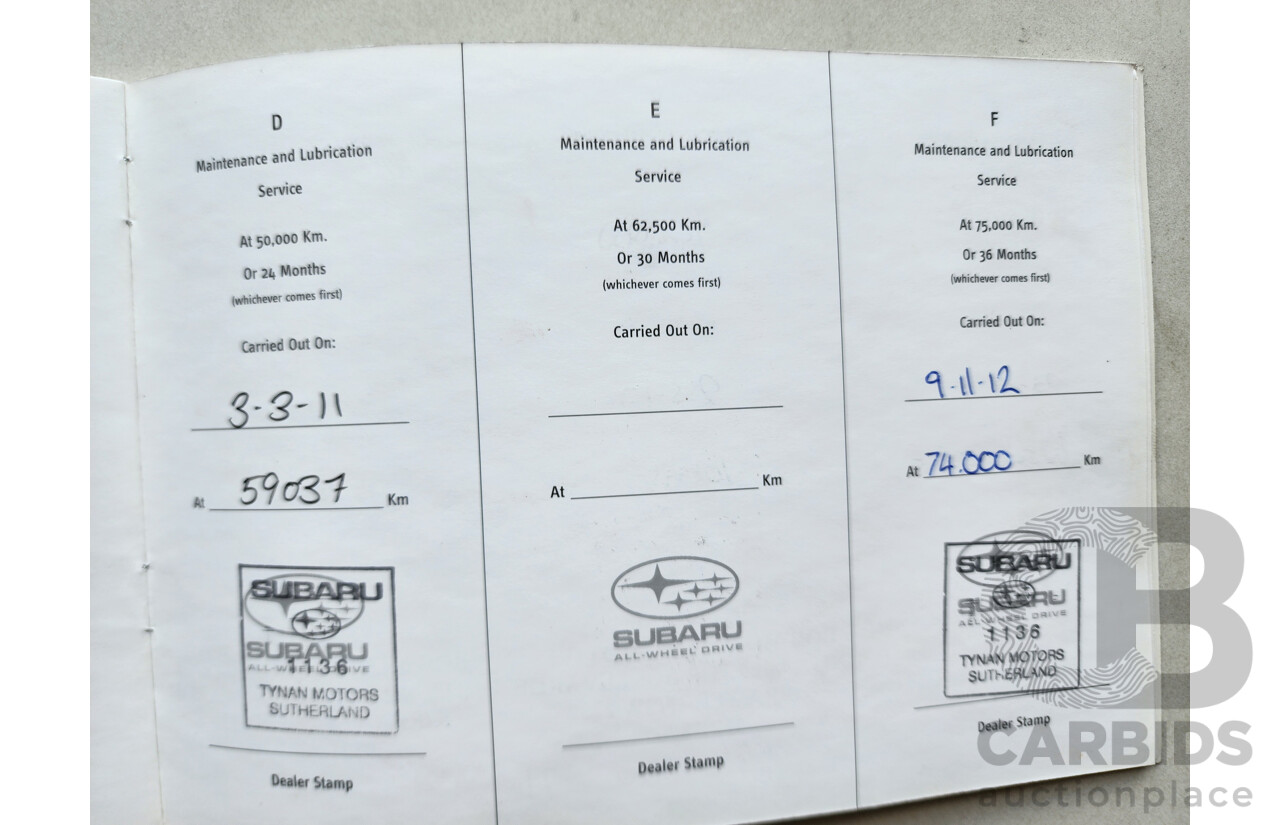 4/2008 Subaru Forester XS Premium MY09 4d Wagon Blue 2.5L