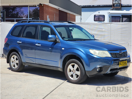 4/2008 Subaru Forester XS Premium MY09 4d Wagon Blue 2.5L