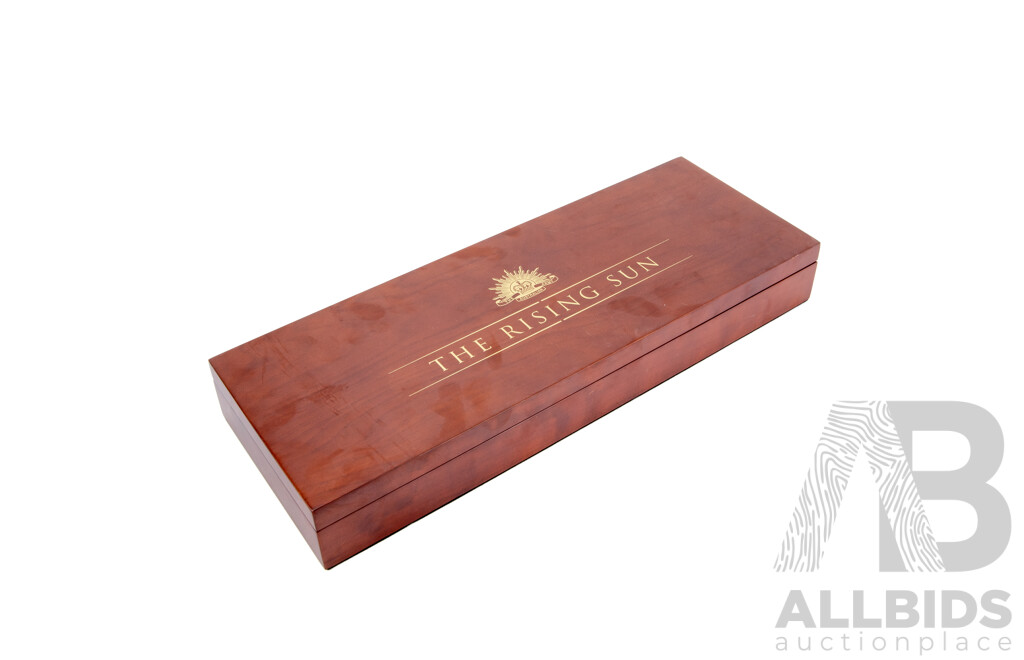 The Rising Sun 2012 Australian Army Commemorative Stamp and Shield Collection