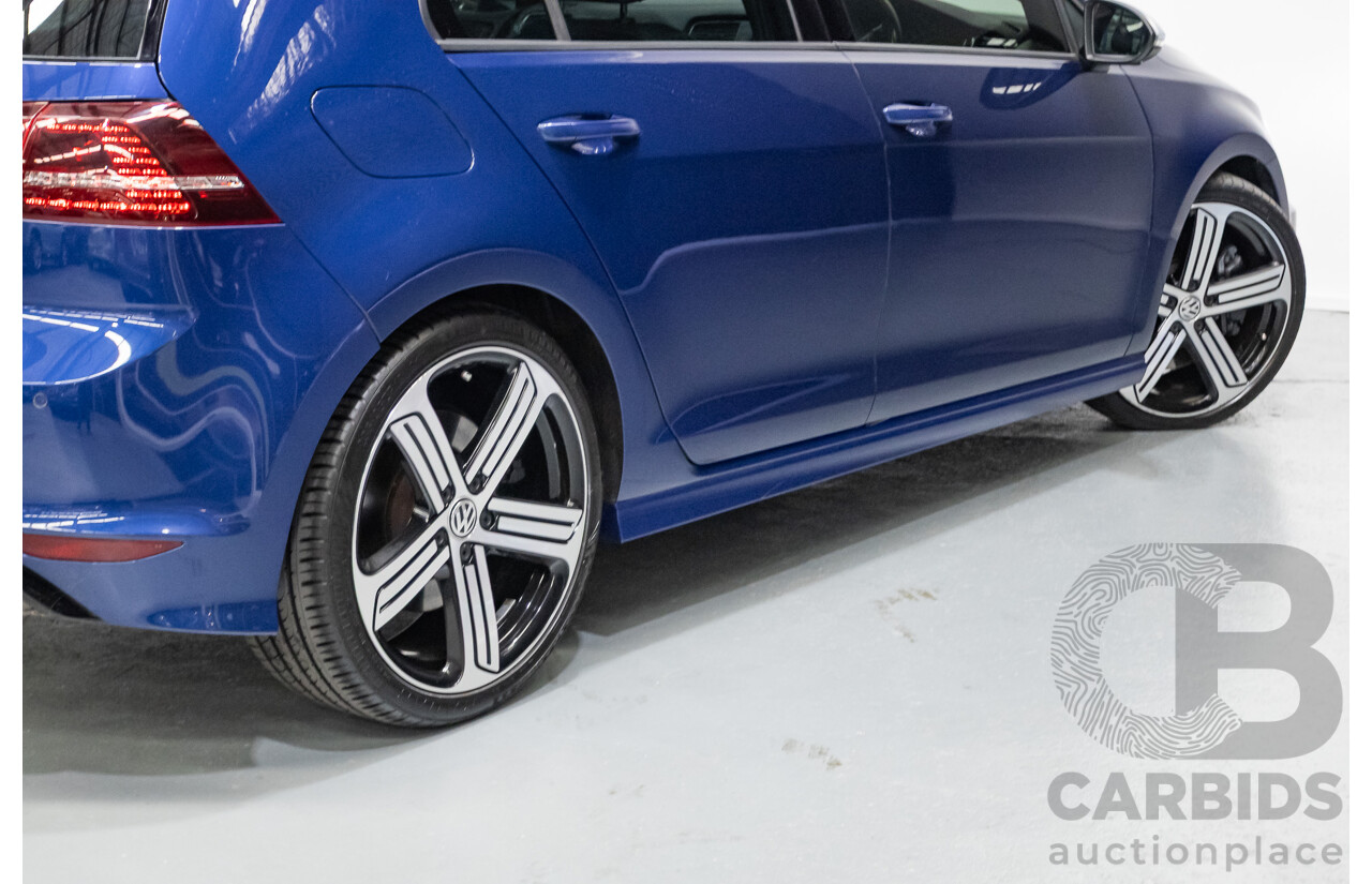4/2016 Volkswagen Golf R (AWD) AU MY16 5D Hatchback Lapiz Blue Metallic Turbo 2.0L