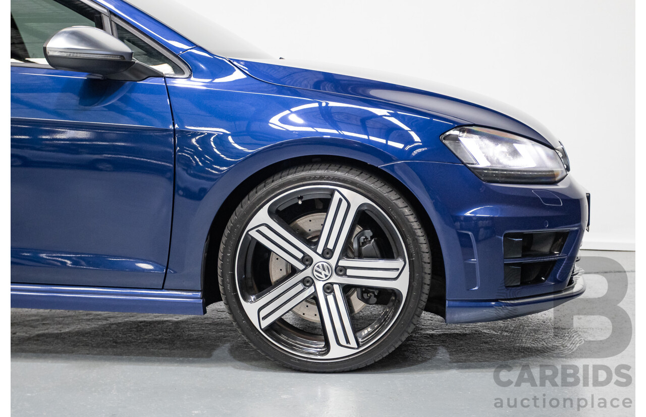 4/2016 Volkswagen Golf R (AWD) AU MY16 5D Hatchback Lapiz Blue Metallic Turbo 2.0L