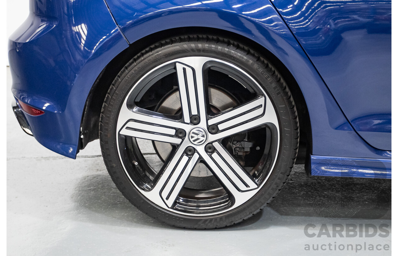 4/2016 Volkswagen Golf R (AWD) AU MY16 5D Hatchback Lapiz Blue Metallic Turbo 2.0L