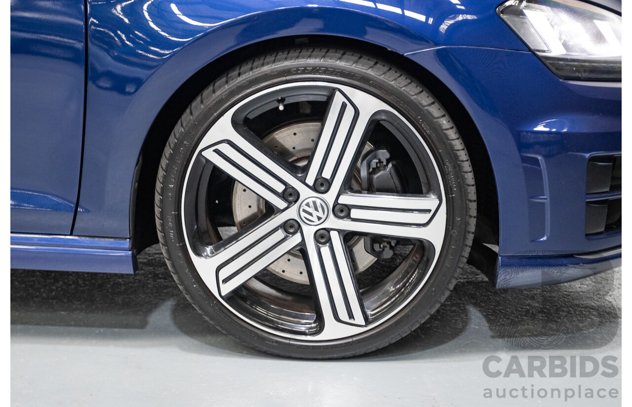 4/2016 Volkswagen Golf R (AWD) AU MY16 5D Hatchback Lapiz Blue Metallic Turbo 2.0L