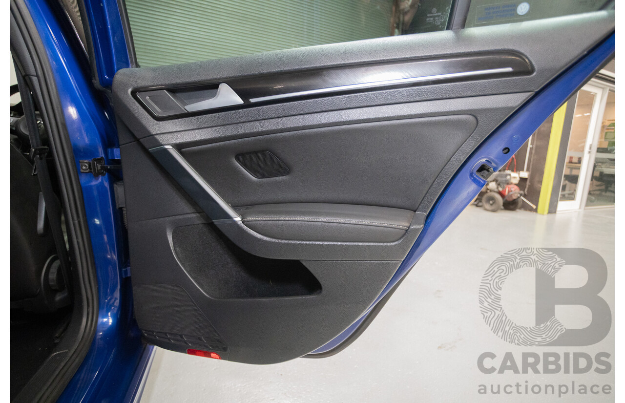 4/2016 Volkswagen Golf R (AWD) AU MY16 5D Hatchback Lapiz Blue Metallic Turbo 2.0L