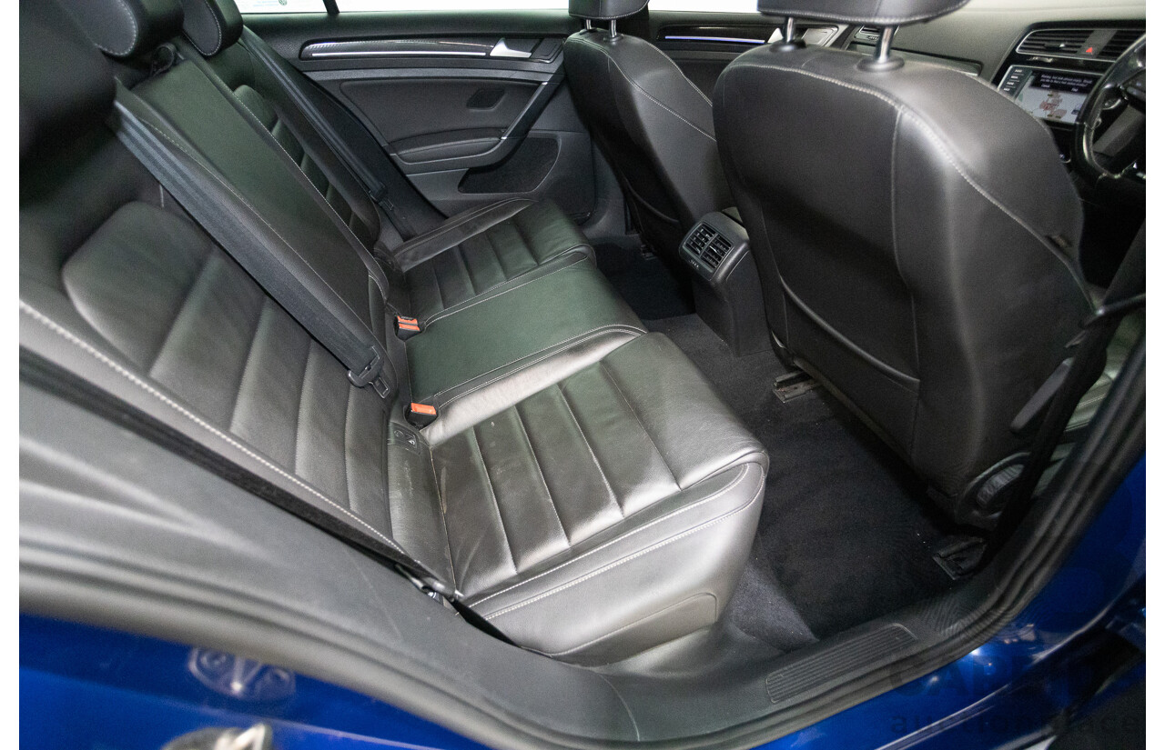 4/2016 Volkswagen Golf R (AWD) AU MY16 5D Hatchback Lapiz Blue Metallic Turbo 2.0L