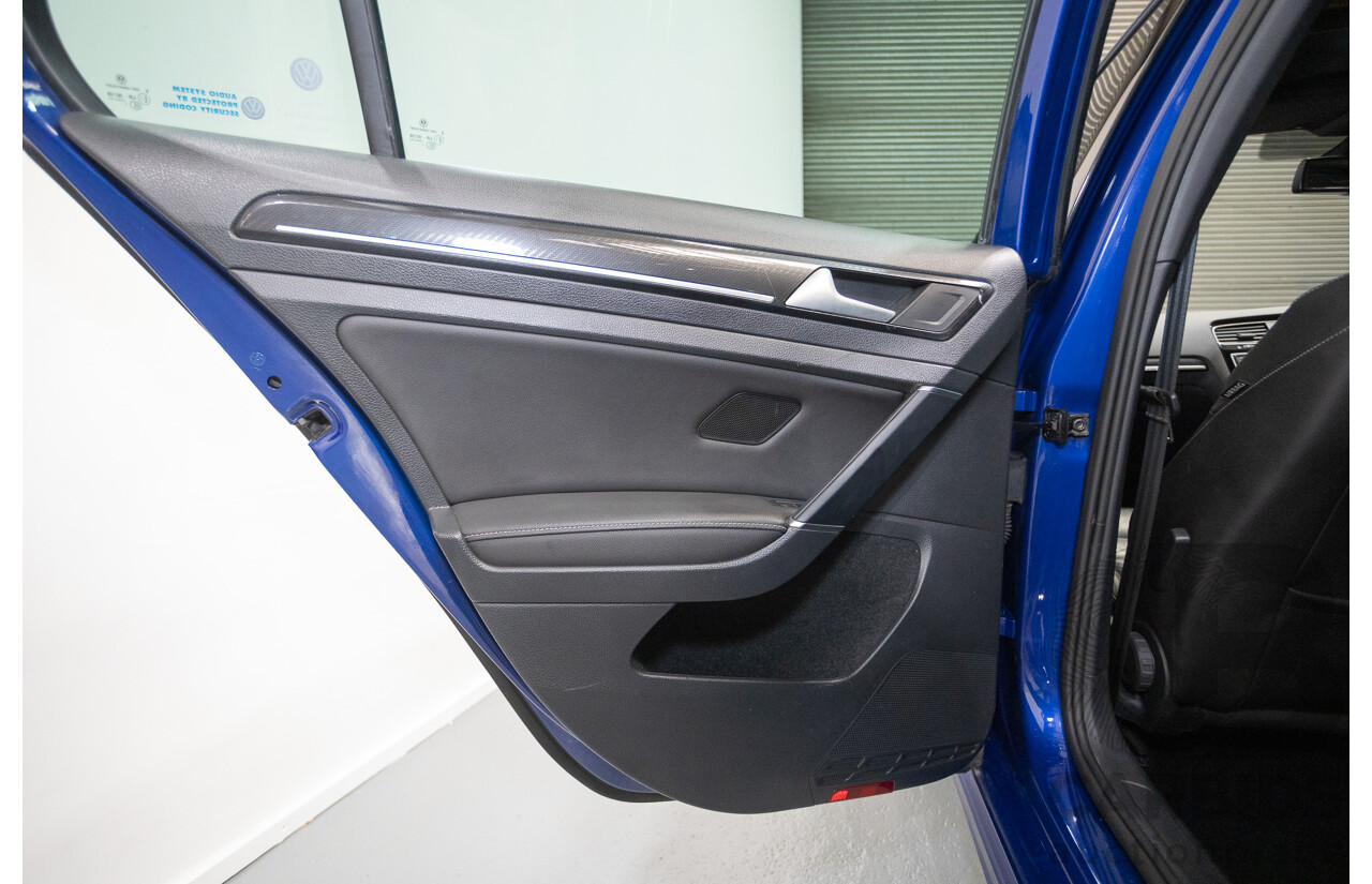 4/2016 Volkswagen Golf R (AWD) AU MY16 5D Hatchback Lapiz Blue Metallic Turbo 2.0L