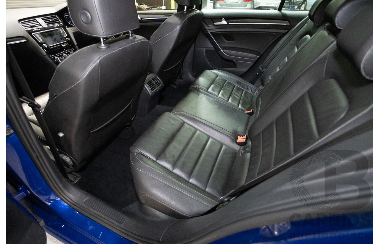 4/2016 Volkswagen Golf R (AWD) AU MY16 5D Hatchback Lapiz Blue Metallic Turbo 2.0L