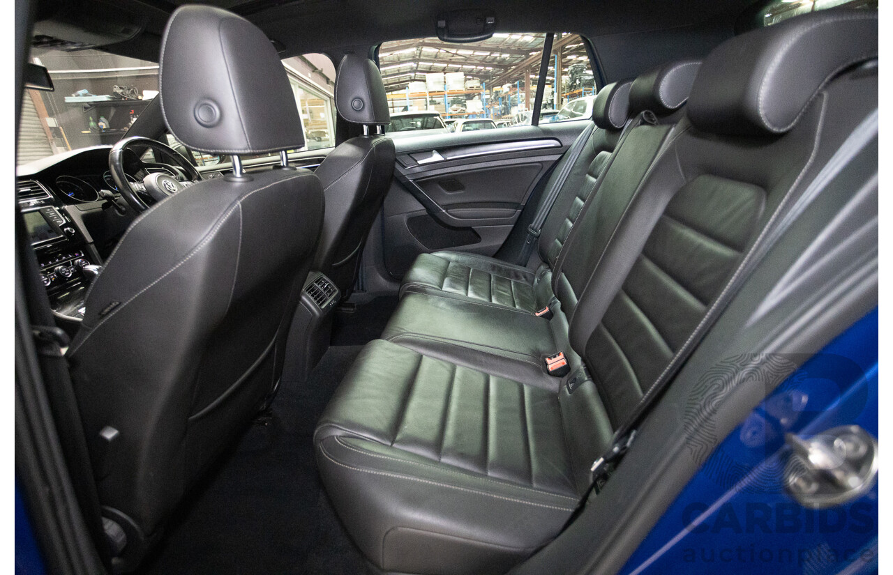 4/2016 Volkswagen Golf R (AWD) AU MY16 5D Hatchback Lapiz Blue Metallic Turbo 2.0L