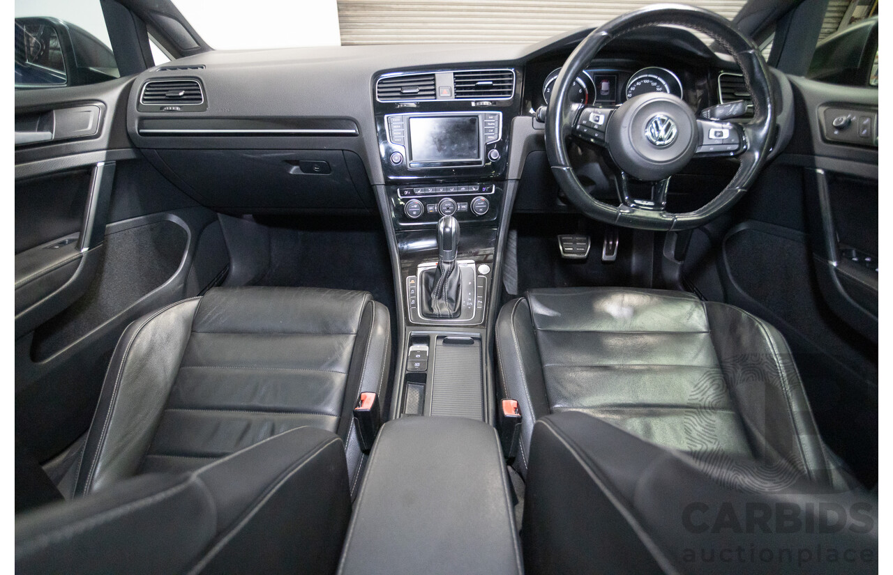 4/2016 Volkswagen Golf R (AWD) AU MY16 5D Hatchback Lapiz Blue Metallic Turbo 2.0L