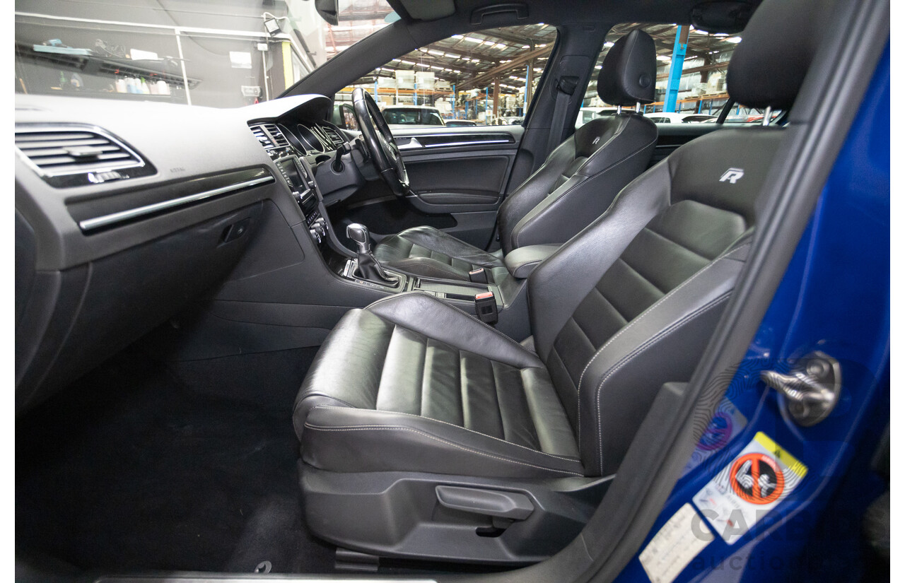 4/2016 Volkswagen Golf R (AWD) AU MY16 5D Hatchback Lapiz Blue Metallic Turbo 2.0L