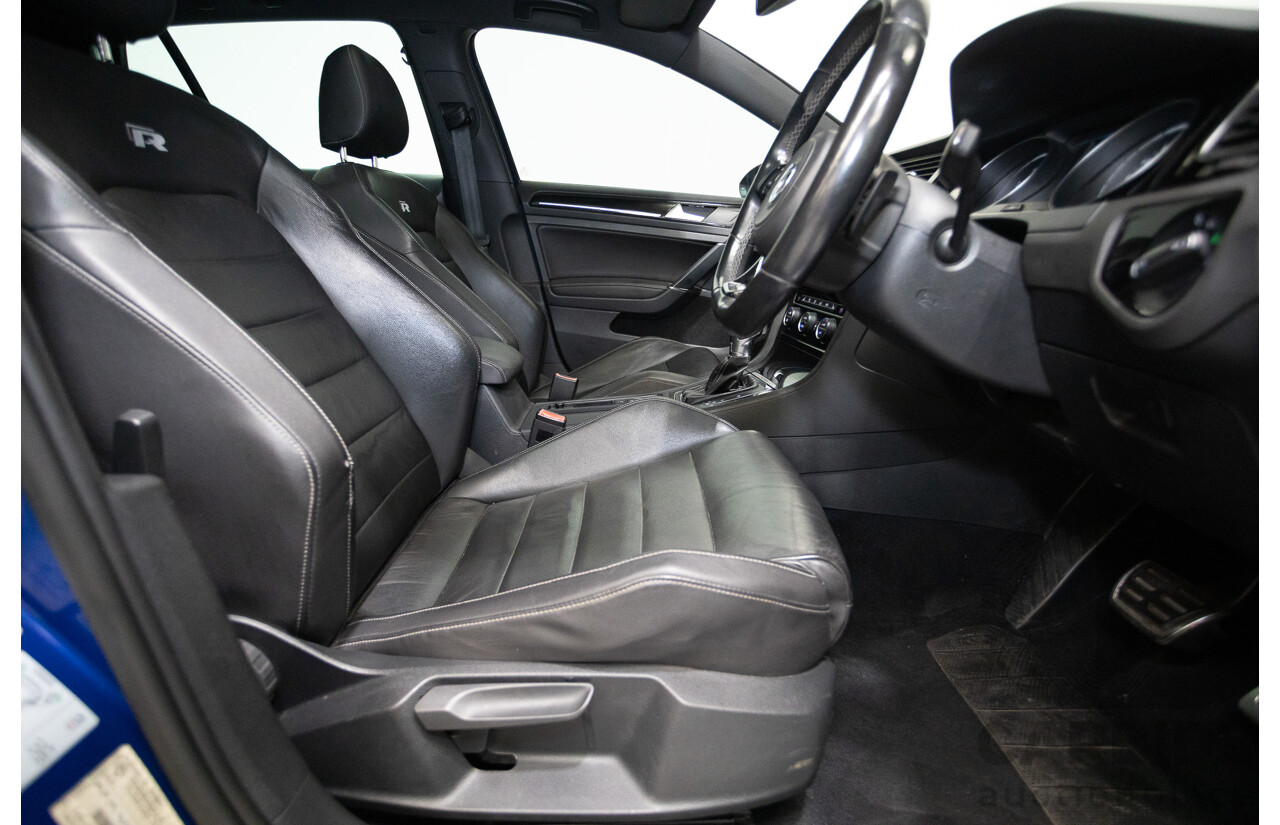 4/2016 Volkswagen Golf R (AWD) AU MY16 5D Hatchback Lapiz Blue Metallic Turbo 2.0L