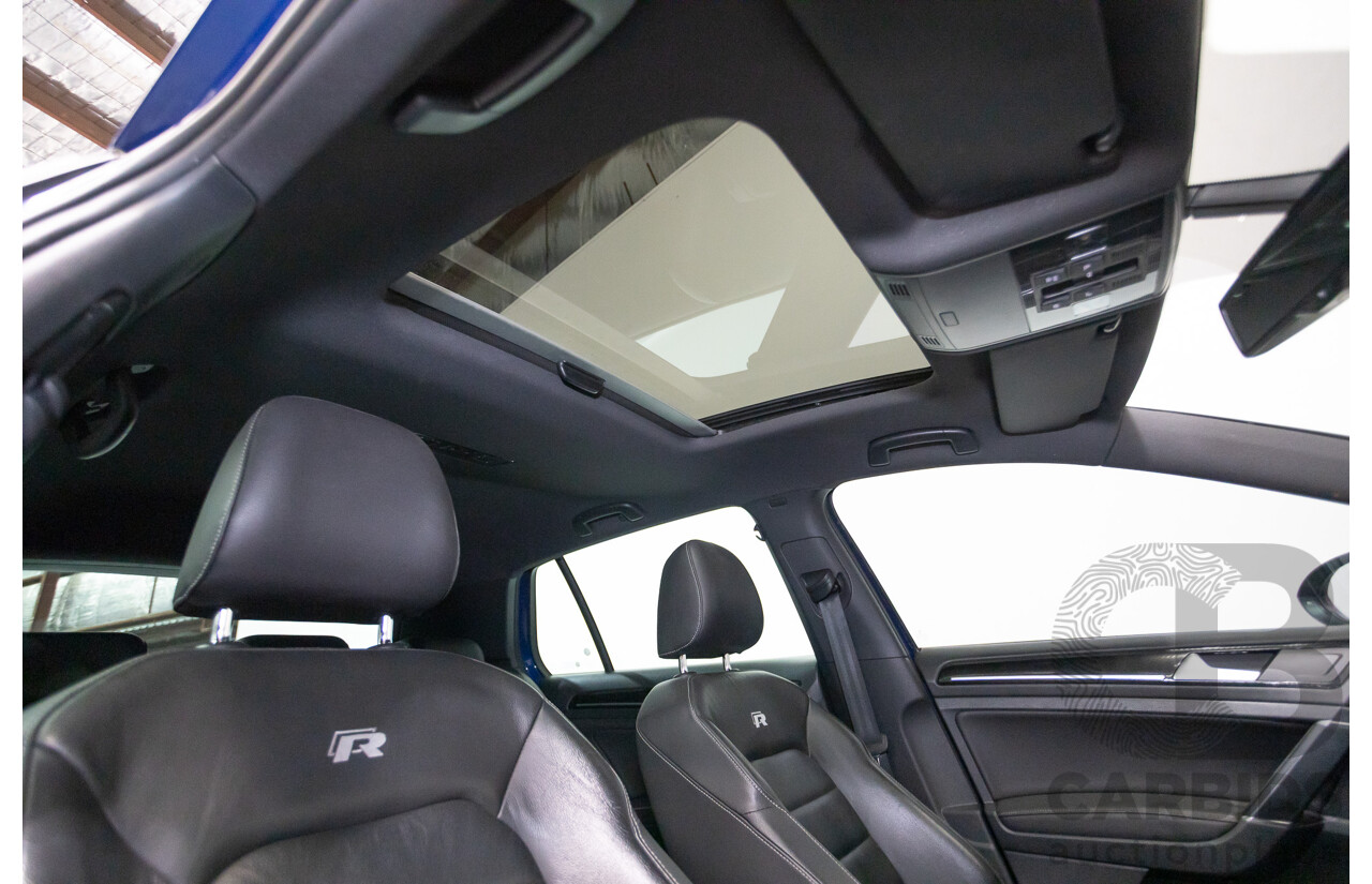 4/2016 Volkswagen Golf R (AWD) AU MY16 5D Hatchback Lapiz Blue Metallic Turbo 2.0L