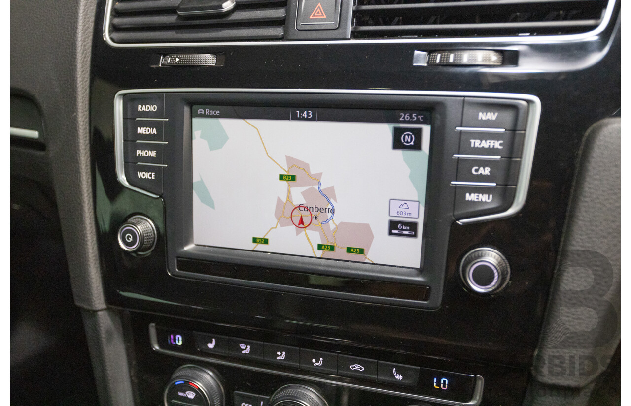 4/2016 Volkswagen Golf R (AWD) AU MY16 5D Hatchback Lapiz Blue Metallic Turbo 2.0L