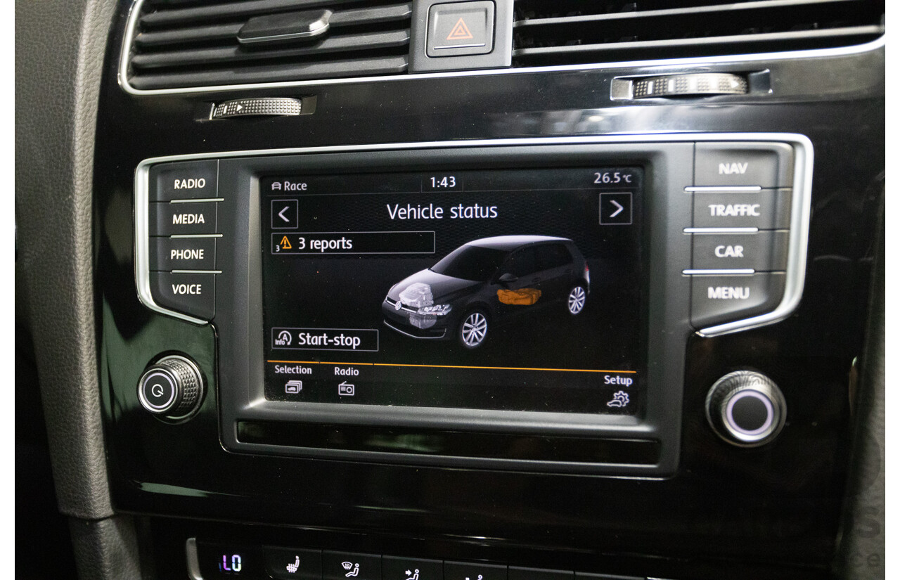 4/2016 Volkswagen Golf R (AWD) AU MY16 5D Hatchback Lapiz Blue Metallic Turbo 2.0L