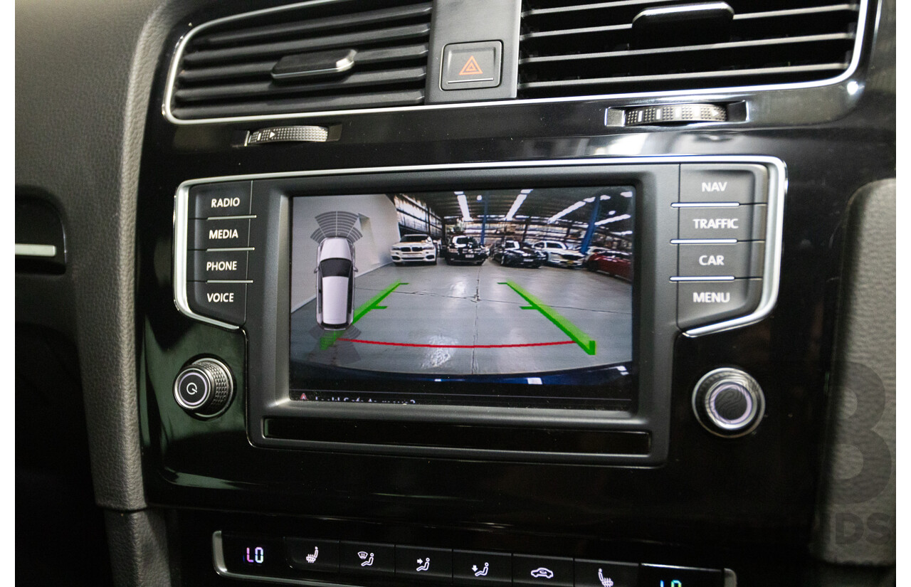 4/2016 Volkswagen Golf R (AWD) AU MY16 5D Hatchback Lapiz Blue Metallic Turbo 2.0L