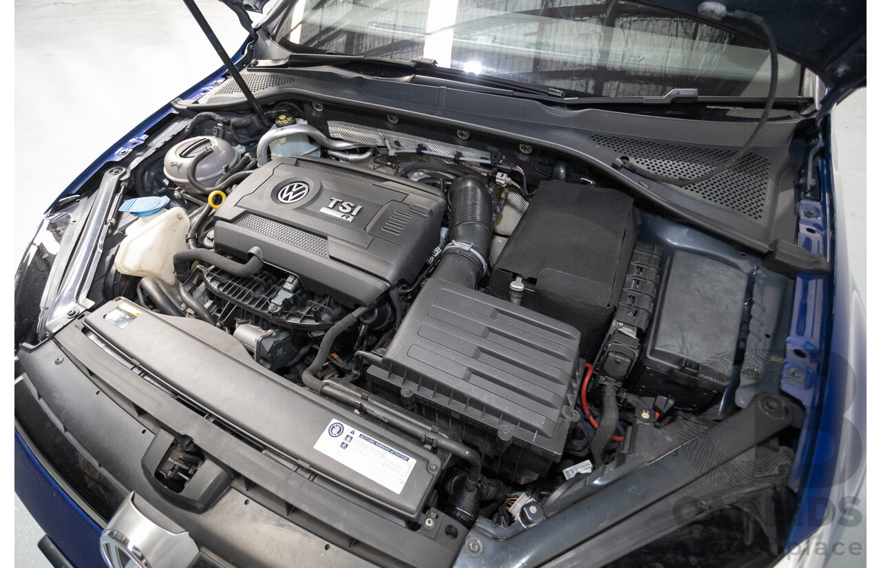 4/2016 Volkswagen Golf R (AWD) AU MY16 5D Hatchback Lapiz Blue Metallic Turbo 2.0L