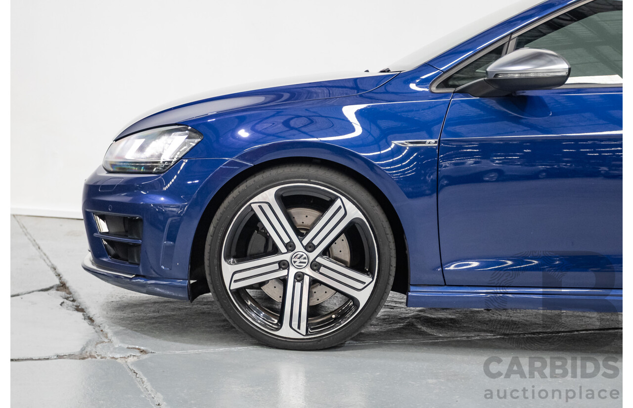 4/2016 Volkswagen Golf R (AWD) AU MY16 5D Hatchback Lapiz Blue Metallic Turbo 2.0L