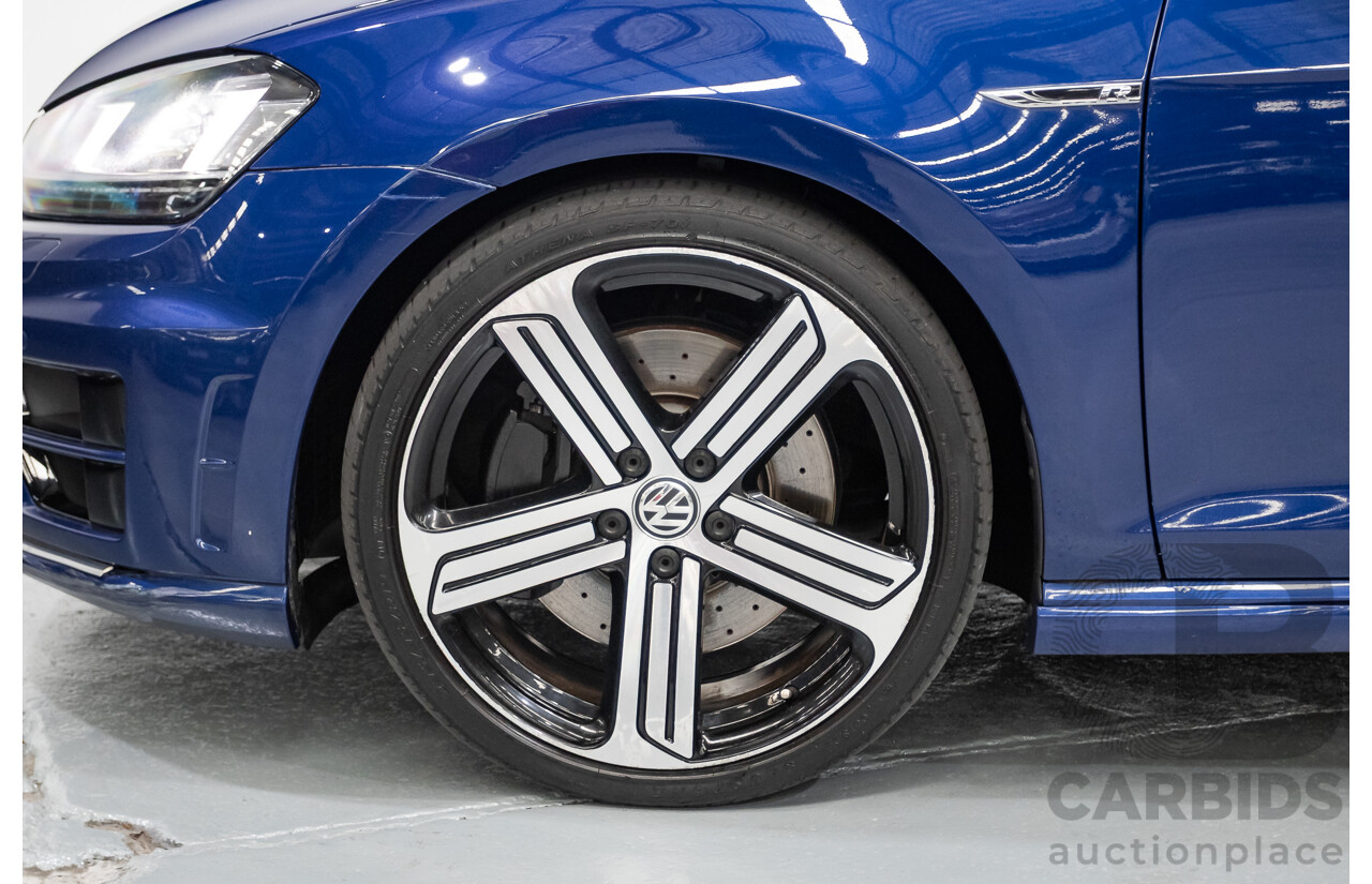 4/2016 Volkswagen Golf R (AWD) AU MY16 5D Hatchback Lapiz Blue Metallic Turbo 2.0L