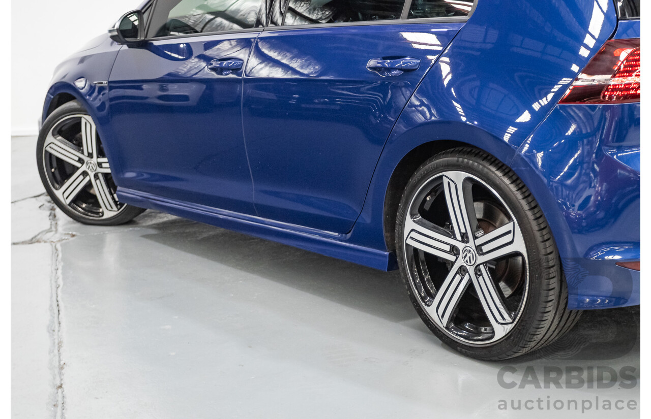 4/2016 Volkswagen Golf R (AWD) AU MY16 5D Hatchback Lapiz Blue Metallic Turbo 2.0L