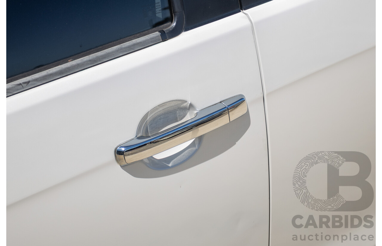 09/2015 Isuzu MU-X LS-U (4x4) UC MY15 4D Wagon Silky White Pearl Turbo Diesel 3.0L - 7 Seats