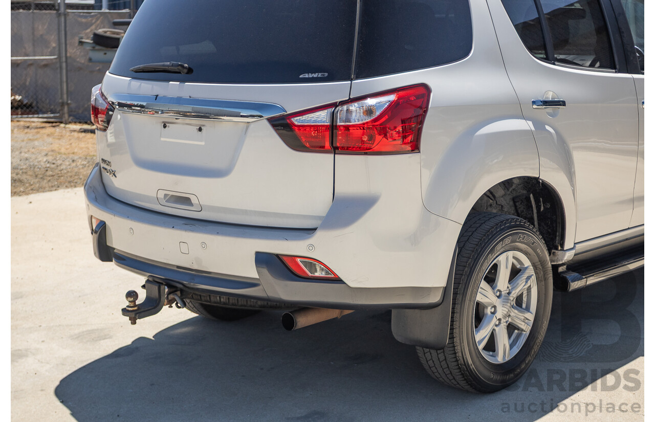 09/2015 Isuzu MU-X LS-U (4x4) UC MY15 4D Wagon Silky White Pearl Turbo Diesel 3.0L - 7 Seats