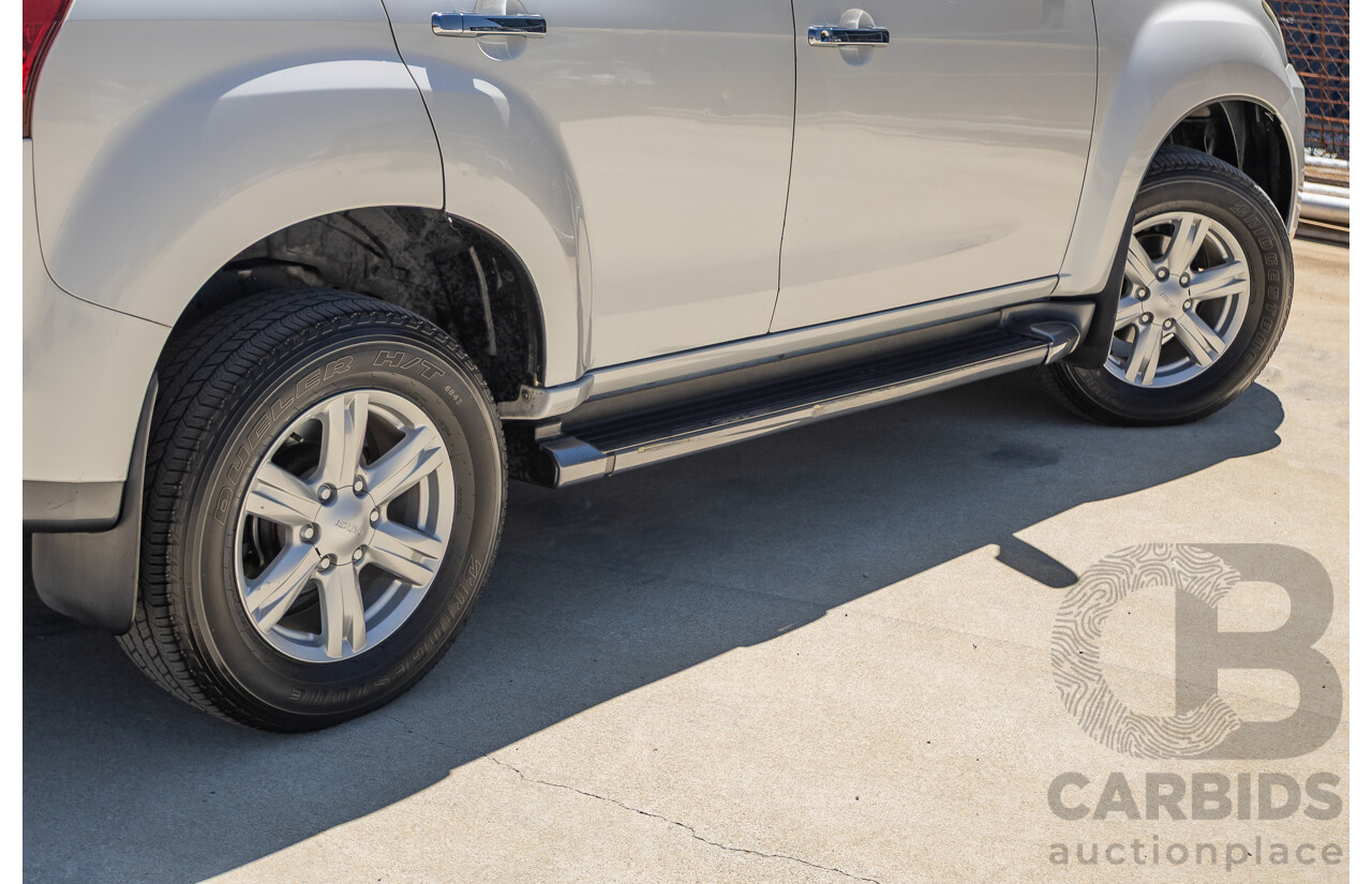 09/2015 Isuzu MU-X LS-U (4x4) UC MY15 4D Wagon Silky White Pearl Turbo Diesel 3.0L - 7 Seats