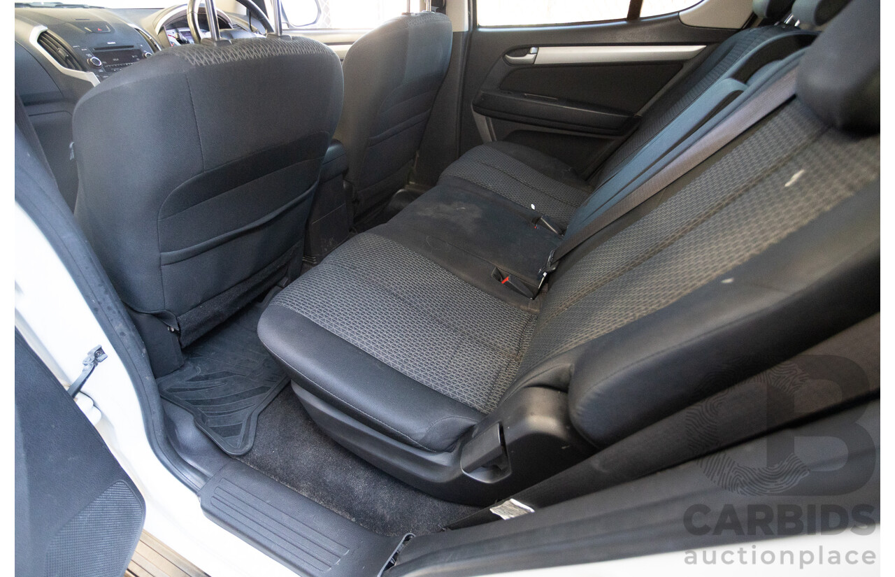 09/2015 Isuzu MU-X LS-U (4x4) UC MY15 4D Wagon Silky White Pearl Turbo Diesel 3.0L - 7 Seats