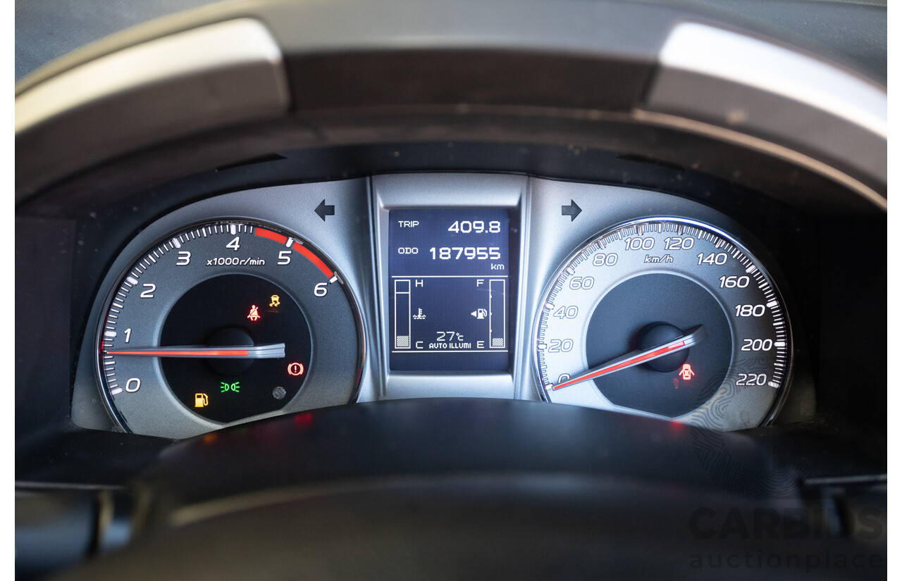 09/2015 Isuzu MU-X LS-U (4x4) UC MY15 4D Wagon Silky White Pearl Turbo Diesel 3.0L - 7 Seats