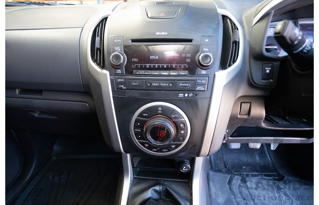 09/2015 Isuzu MU-X LS-U (4x4) UC MY15 4D Wagon Silky White Pearl Turbo Diesel 3.0L - 7 Seats